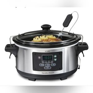 Brand New Hamilton Beach  Set & Forget Digital 6 Qt Programmable Slow Cooker
